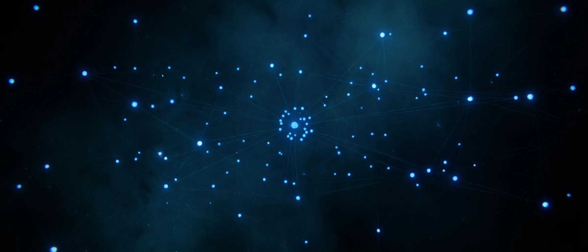 Stylized programmatic ad network visualization